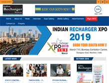 Tablet Screenshot of indianrecharger.com